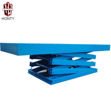 chinese height working platform truck increasing equipment hydraulic scissor lifts table with scale